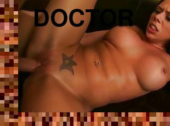 Muscled Doctor Giving Hard Cock Therapy To A Lonely Girl With Rachel Starr