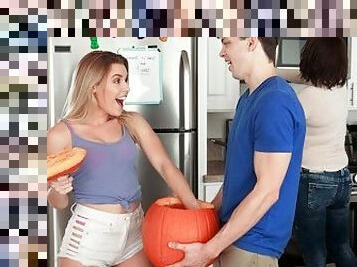 Bratty Sis - Step Sis "Why would I want to give my step brother a hand job in a pumpkin?!