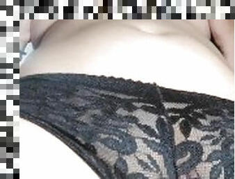 masturbation, chatte-pussy, amateur, maison, ejaculation-interne, lingerie