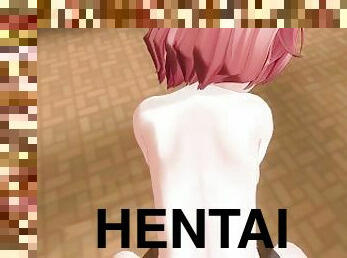 levrette, écolière, amateur, énorme-bite, ejaculation-interne, point-de-vue, anime, hentai, 3d, bite