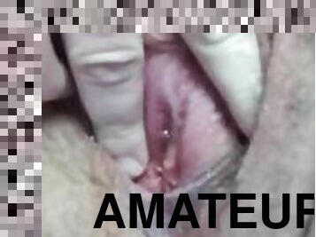 masturbaatio, pillu-pussy, amatööri, teini, nätti, soolo, lähikuva, märkä, levitys