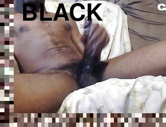 Straight Black Hunk Flexes And Cums All Over Himself  Male