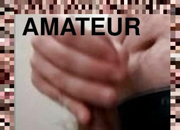 masturbation, amateur, ejaculation-sur-le-corps, solo