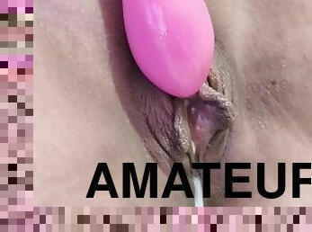 masturbavimasis, orgazmas, putytė, mėgėjai, dulkinimas-fucking, dildo, solo, iš-arti, įsiskverbimas