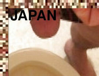 pisser, gay, japonais, solo