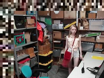 Slutty shoplifter alina west gets fucked by a security guard because she was stealing