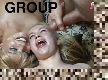 store-patter, orgie, fest, fisse-pussy, pikslikkeri, tysk, creampie, gruppesex-groupsex, sperm, bukkake