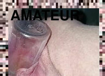 cul, gros-nichons, bouteille, chatte-pussy, amateur, belle-femme-ronde, solo