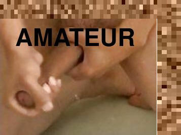 baignade, énorme, masturbation, amateur, jouet, gay, douche, solo, humide, minet