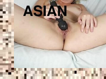 Asian Girlfriend Has 4 Quick Orgasms - Alison Bliss Makes Her Tight Pussy Cum Over and Over