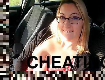 I Take Out My Cock In Front Of A Cheating Exhib Woman !!
