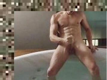 amateur, chorro-de-corrida, polla-enorme, gay, paja, a-solas, musculada, jacuzzi, argentino, húmedo