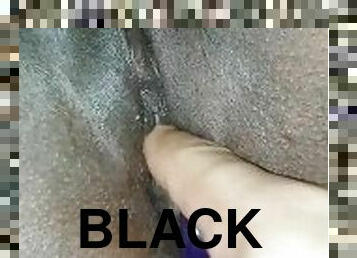 amateur, anal, mature, ébène, black, belle-femme-ronde, gode, bout-a-bout