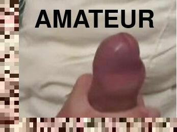 masturbação, amador, tiro-ao-alvo, pénis-grande, gay, punheta, gozando, ejaculação, excitante, sozinho