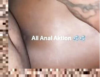 Ebony anal creampie (This how u fuck that ass)