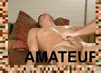 amateur, gay, branlette, massage