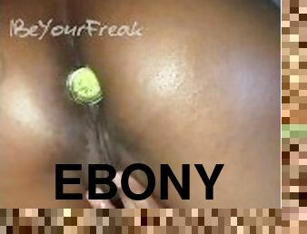 Tatted ebony oil butt plug twerk!!! Fan Custom!! Ask how you can get one ????