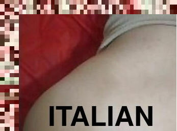 doggy-style, pissande, fitta-pussy, amatör, brudar, milf, mamma, mor, italiensk