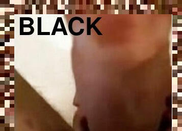 masturbation, amateur, branlette, black, secousses, assez, solo, bite