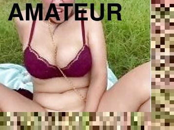 storatuttar, masturbation, orgasm, publik, amatör, milf, fötter, knullande, ensam