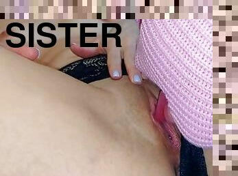 masturbation, orgasm, fitta-pussy, tonåring, bdsm, pov, syster, vått