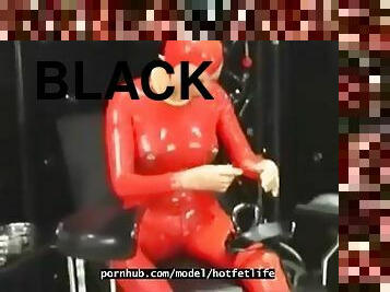 black, fétiche, latex, poupée, masque, caoutchouc