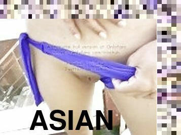 asia, posisi-seks-doggy-style, ekstrem, umum, thailand, pacar-perempuan, bersetubuh, bikini, hotel