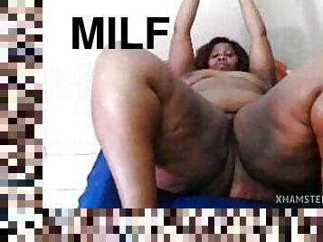 storatuttar, fet, fitta-pussy, milf, bbw, knubbig, webbkamera, afrikansk