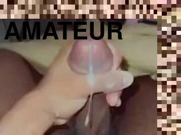 masturbation, amatör, cumshot, gigantisk-kuk, juckande, ensam, kuk