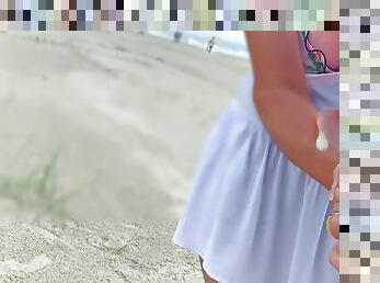 gros-nichons, public, amateur, ejaculation-sur-le-corps, énorme-bite, milf, maison, branlette, plage, point-de-vue