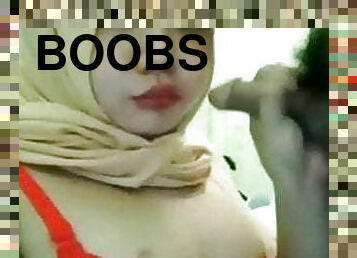 Hijab Big Boobs Blowjob