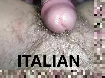 klitoris, onani, pussy, pov, facial, italiensk, erting