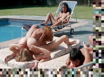 Vintage sex orgy outdoor
