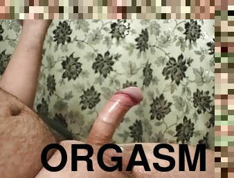 onani, orgasme, amatør, cumshot, leke, gal, dobbel, cum, melk
