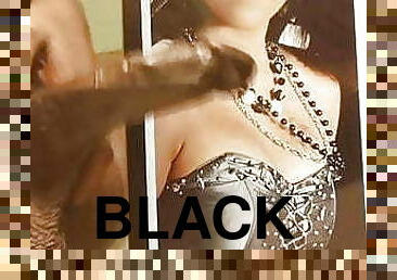 Actress Trisha big black cock facial cumshot tribute