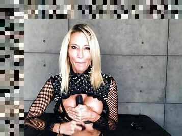 masturbation, milf, jouet, pornstar, blonde, webcam, solo, bottes, réalité, bite