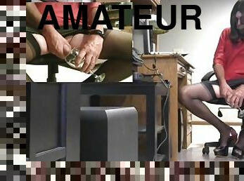 amateur, ejaculation-sur-le-corps, jouet, ejaculation, webcam, gode, fétiche, solo, alcool