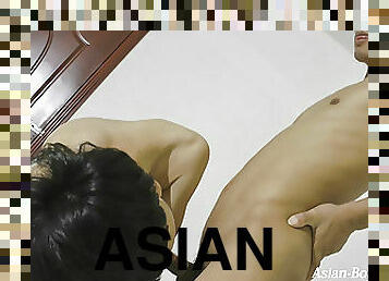 アジアの, フェラチオ, 巨大なコック, ゲイ, 手コキ, 始めは, かわいい, 中国人, イケメン