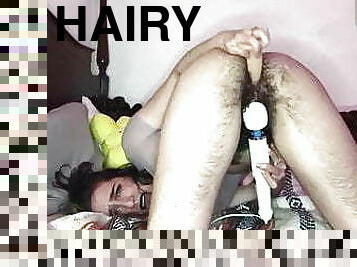 hairy cockteau twink vibrator and dildo