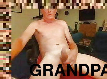 pai, gay, webcam, avô-grandpa