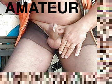 masturbation, en-plein-air, collants, amateur, ejaculation-sur-le-corps, gay, cam, voyeur, ejaculation, webcam