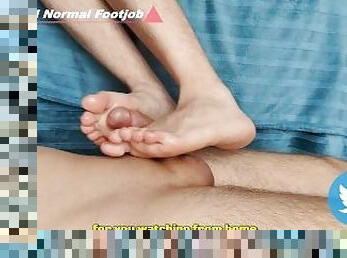 amateur, gay, pieds, fétiche, branlette-avec-les-pieds, minet