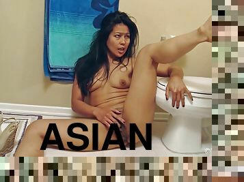 asiático, banhos, peluda, na-rua, cona-pussy, mulher-madura, chuveiro, sozinho, morena