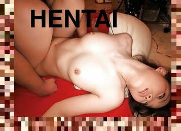 chupanços, japonesa, penetração-de-braço, hentai, belíssimo, fetiche