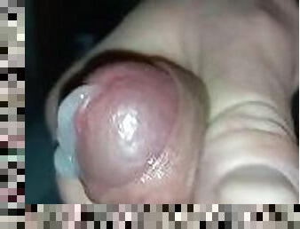 Cummed hard