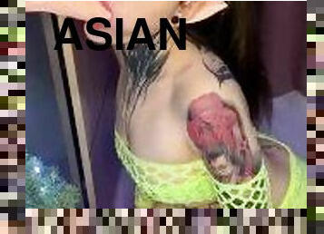 asiatisk, storatuttar, anal, avsugning, cumshot, lesbisk, japansk, avrunkning, massage, creampie