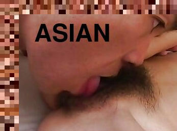 asiatisk, storatuttar, avsugning, hardcore, japansk, creampie, gruppsex, knullande, dildo, vagina