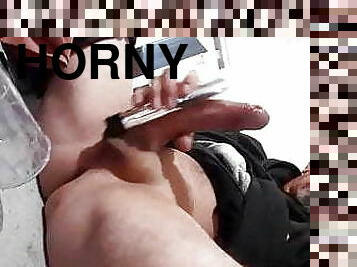 gay, horny