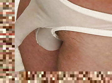 baignade, collants, maigre, amateur, gay, culotte, douche, musclé, blanc, humide