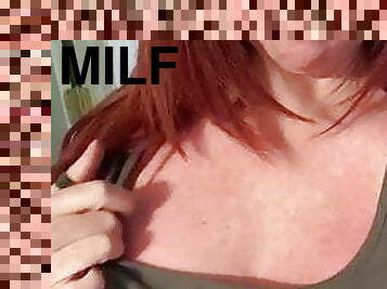 Redhead milf chest